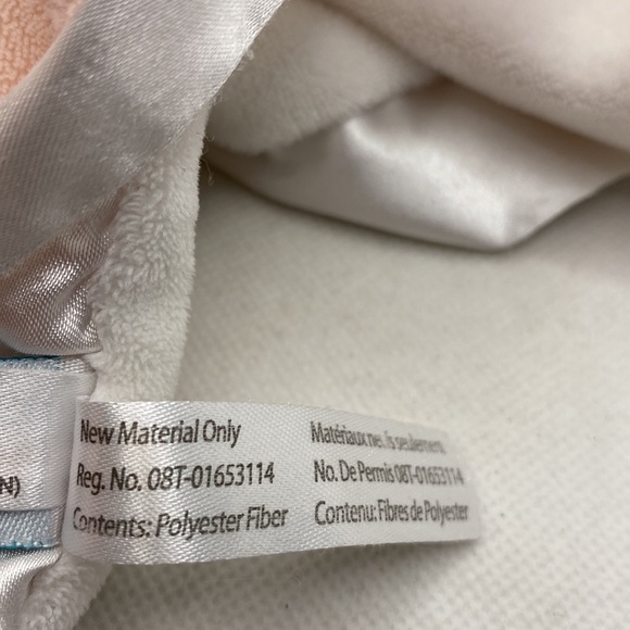 Douglas Baby Elephant Plush Lovey Security Blanket Snuggler Pink White Satin - Picture 8 of 12